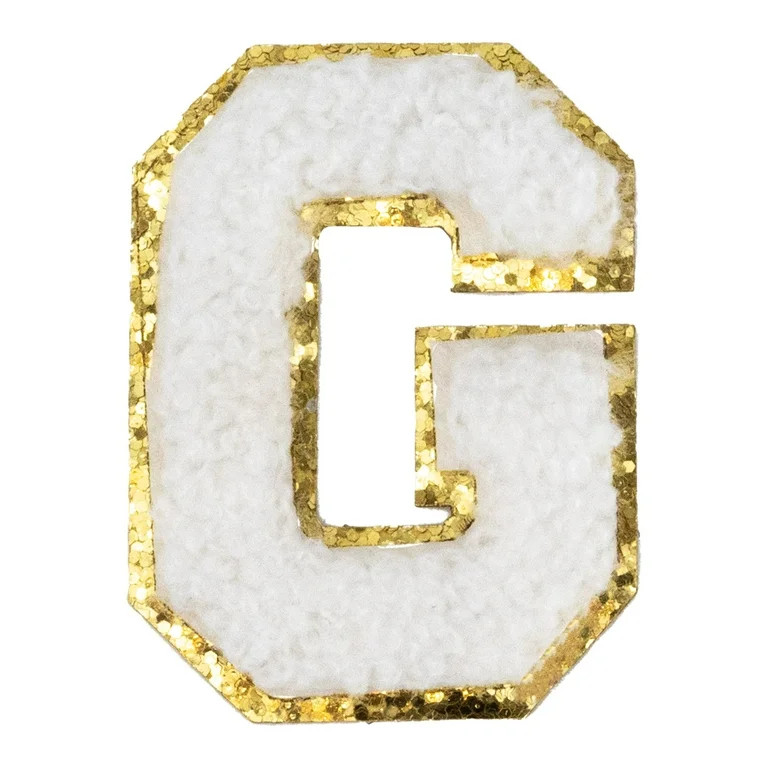 Hello Hobby Chenille G White Patch | Walmart (US)