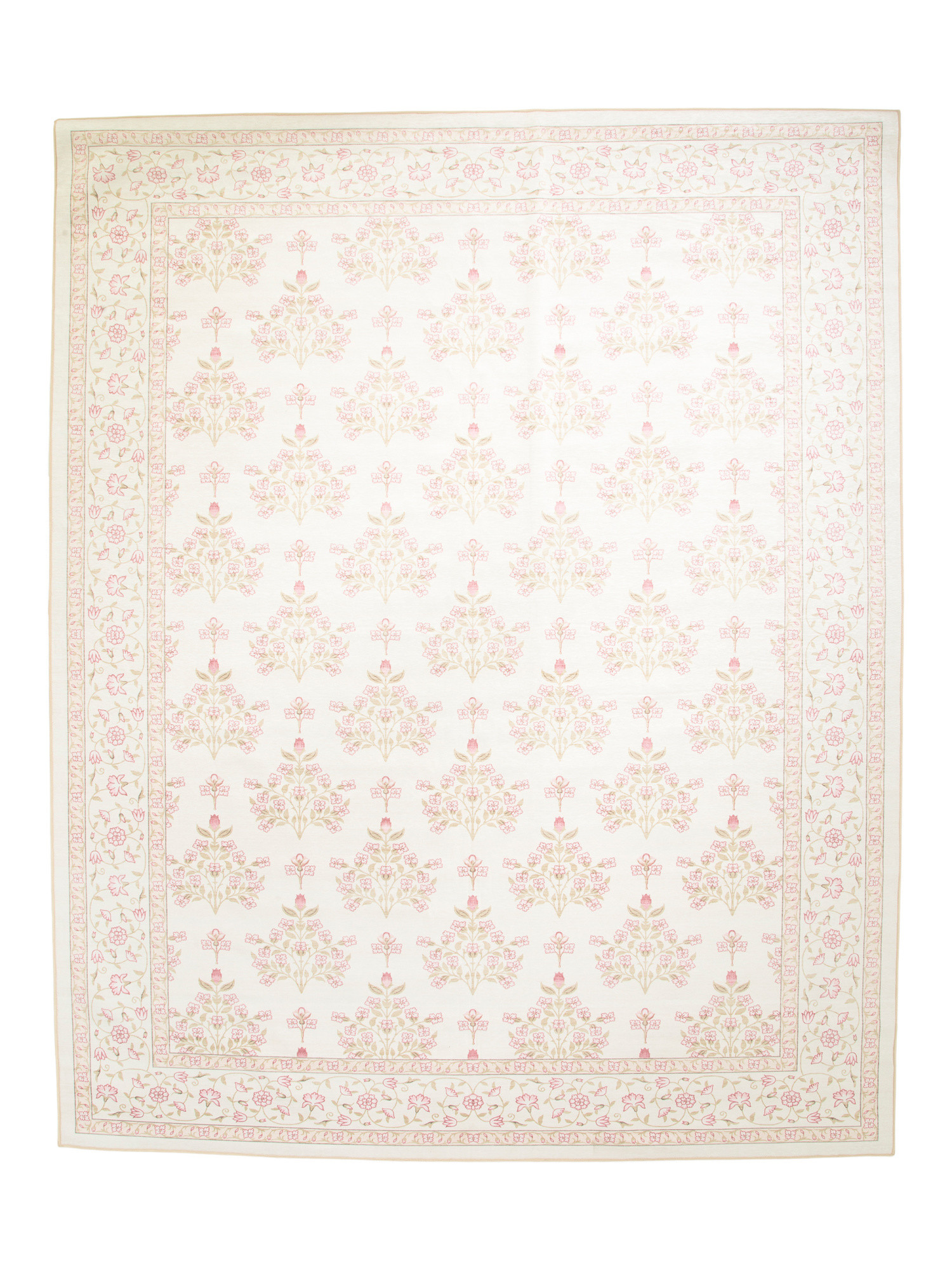 8x10 Indoor Outdoor Washable Woodland Weeds Floral Area Rug | TJ Maxx