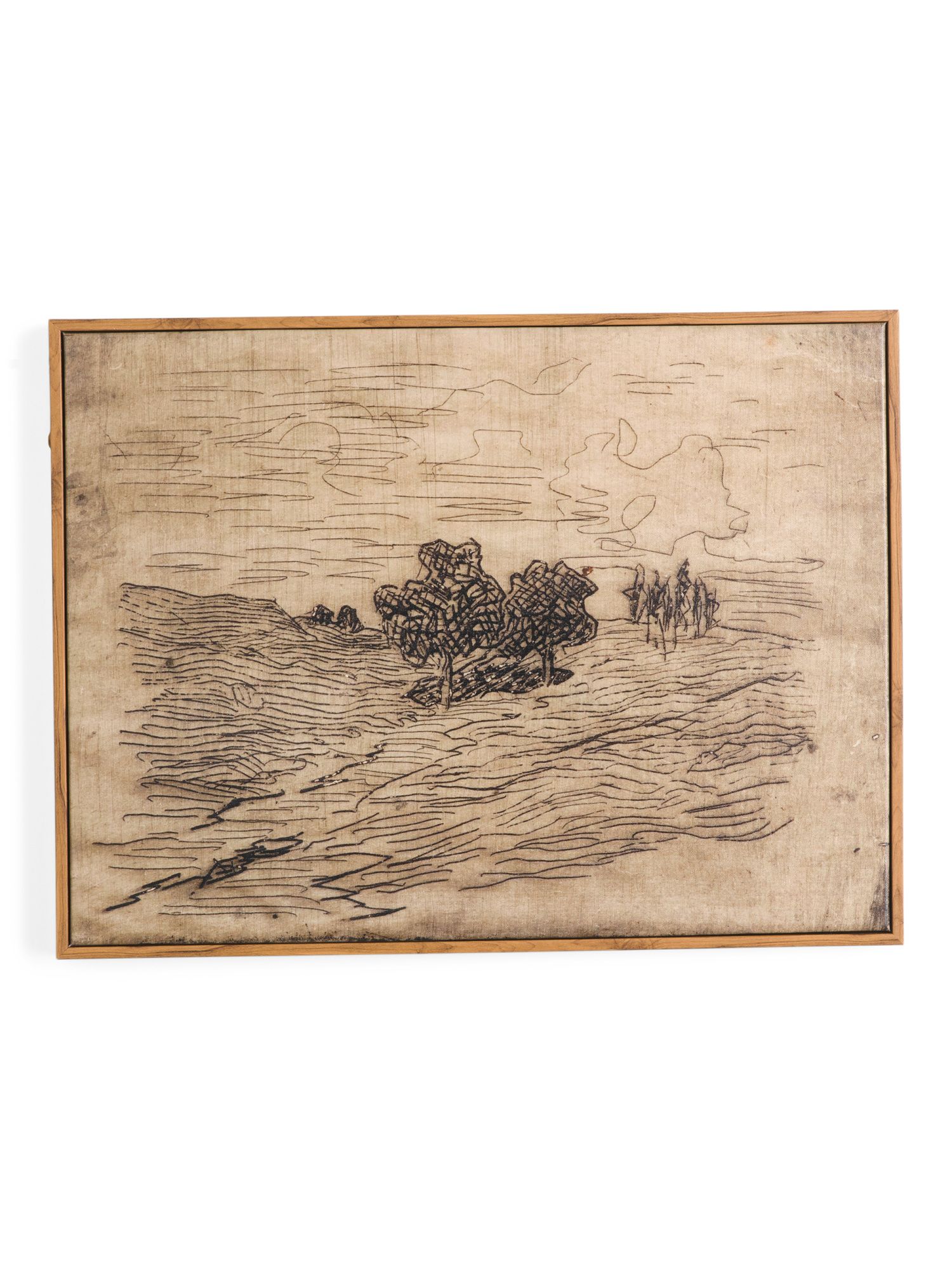 18x24 Two Trees Sketch Wall Art | TJ Maxx