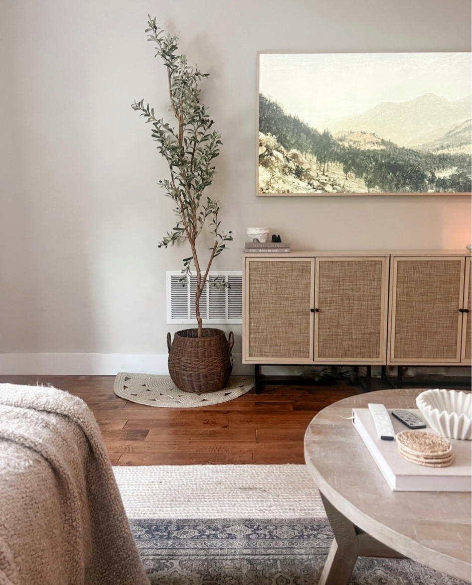 This pretty woven basket is on sale for $42 down from $60 - I love how my faux olive tree looks in it - it really elevates my living room decor. 

#LTKhome #LTKsalealert #LTKFind