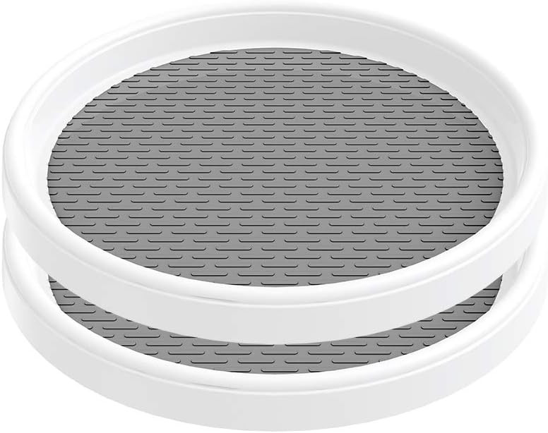 P PRETIRENO Lazy Susan Turntable 10 Inch, 2 Pack Lazy Susan Cabinet Organization & Storage for P... | Amazon (US)