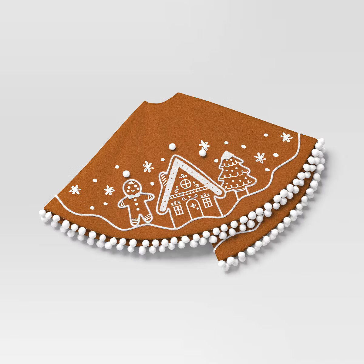 48" Christmas Gingerbread Scene Tree Skirt Brown - Wondershop™ | Target