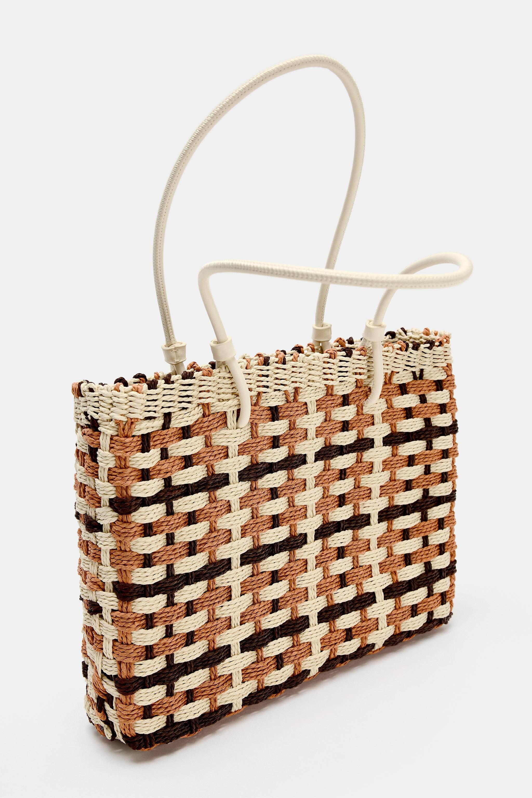 BRAIDED-EFFECT MINI TOTE BAG | Zara US