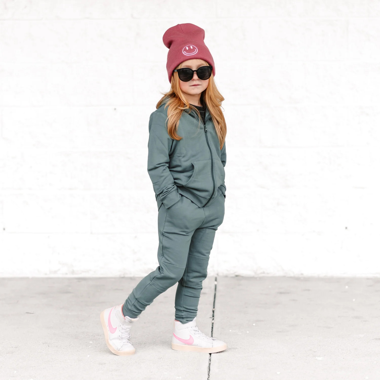 JOGGERS- Slate Bamboo French Terry | millie + roo
