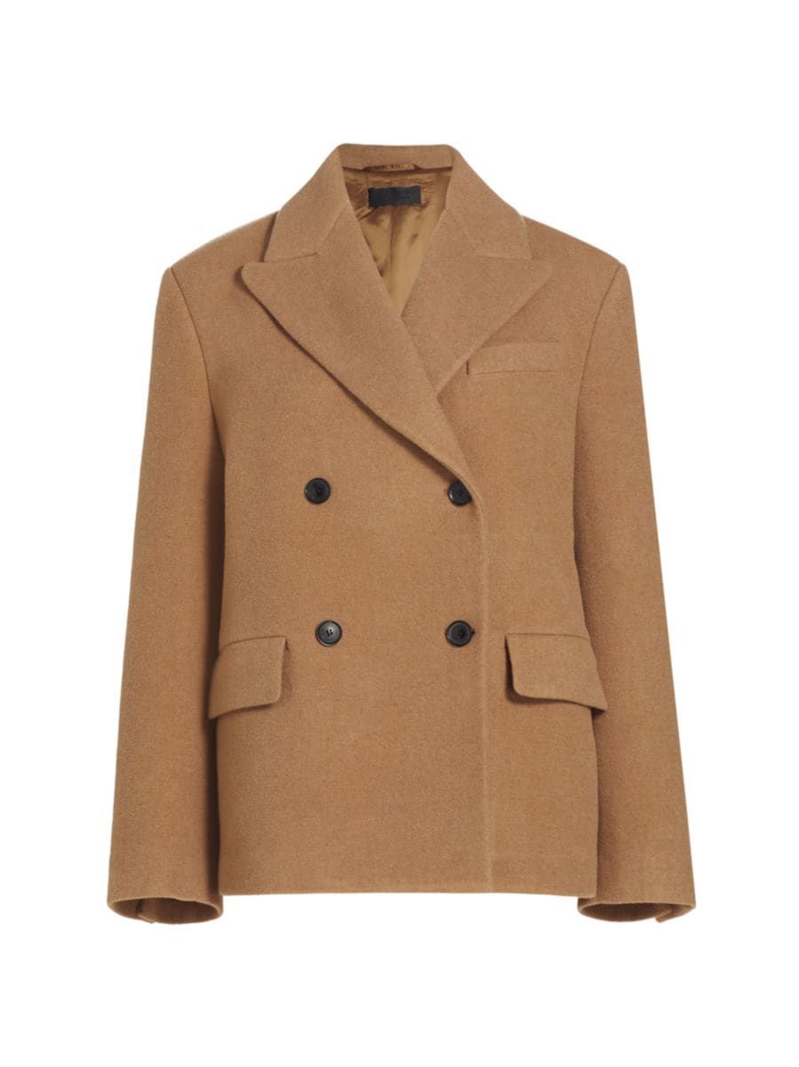 Vianney Double-Breasted Short Coat | Saks Fifth Avenue