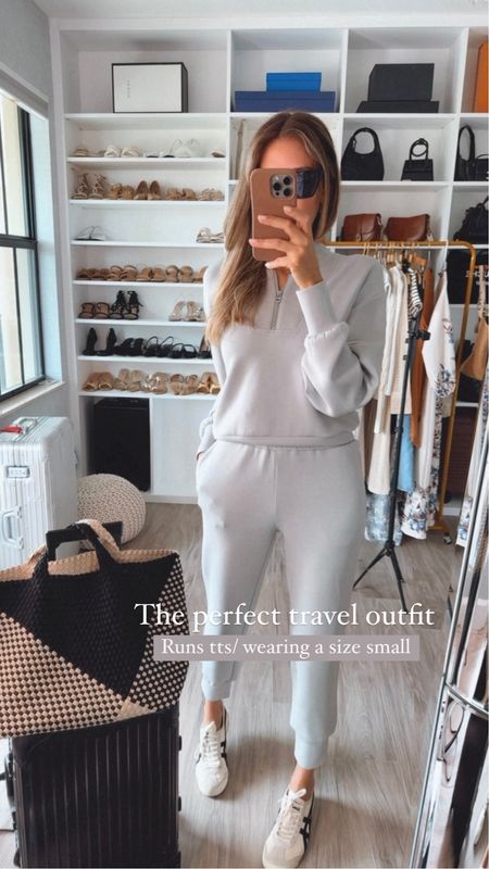 The perfect travel outfit!! Ultra comfortable and stretchy fabric 
Runs tts . Wearing a size small 


#LTKover40 #LTKtravel #LTKstyletip