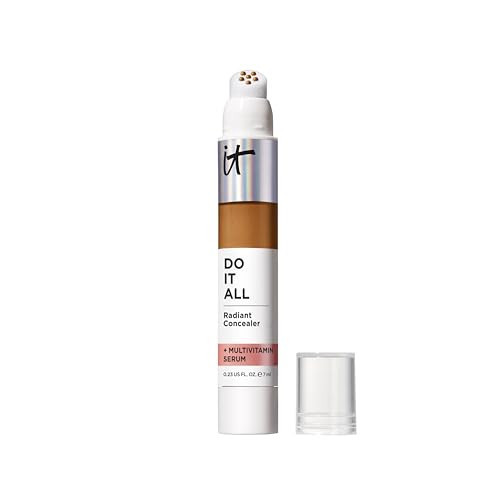 IT Cosmetics Do It All Radiant Concealer ­­– Makeup Concealer –Hydrate & Brighten – Creaseless Medium Coverage & Radiant Finish ­­– Niacinamide & Hyaluronic Acid - Rich Neutral, 0.2 Fl Oz | Amazon (US)