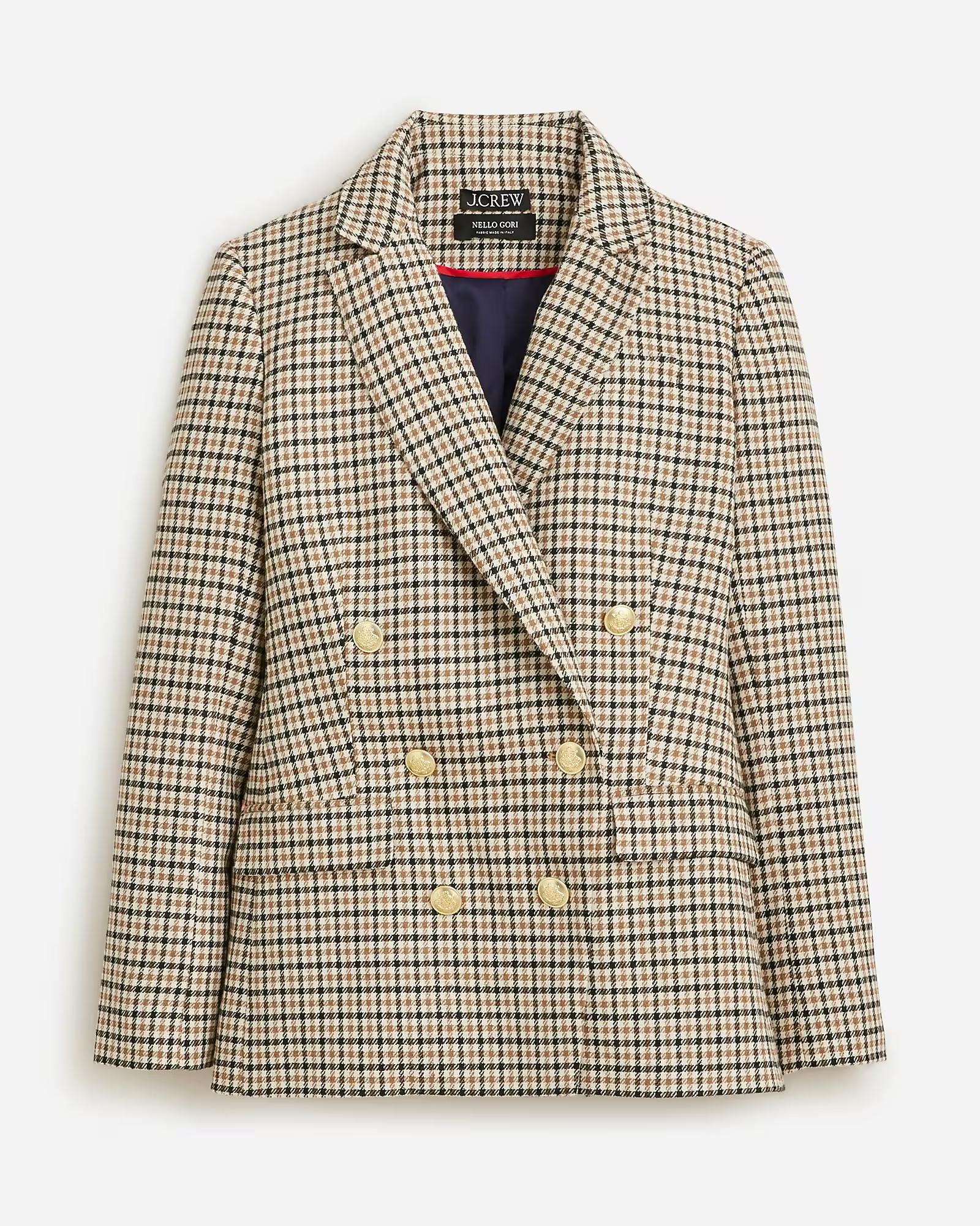 Brynn blazer in Italian plaid | J. Crew US