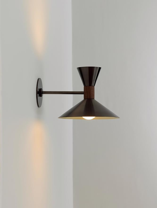 Beautifully Designed Dual Cone Sconce Vanity Light Fixture for Home, Living Room, Bedroom, Walls | Amazon (CA)