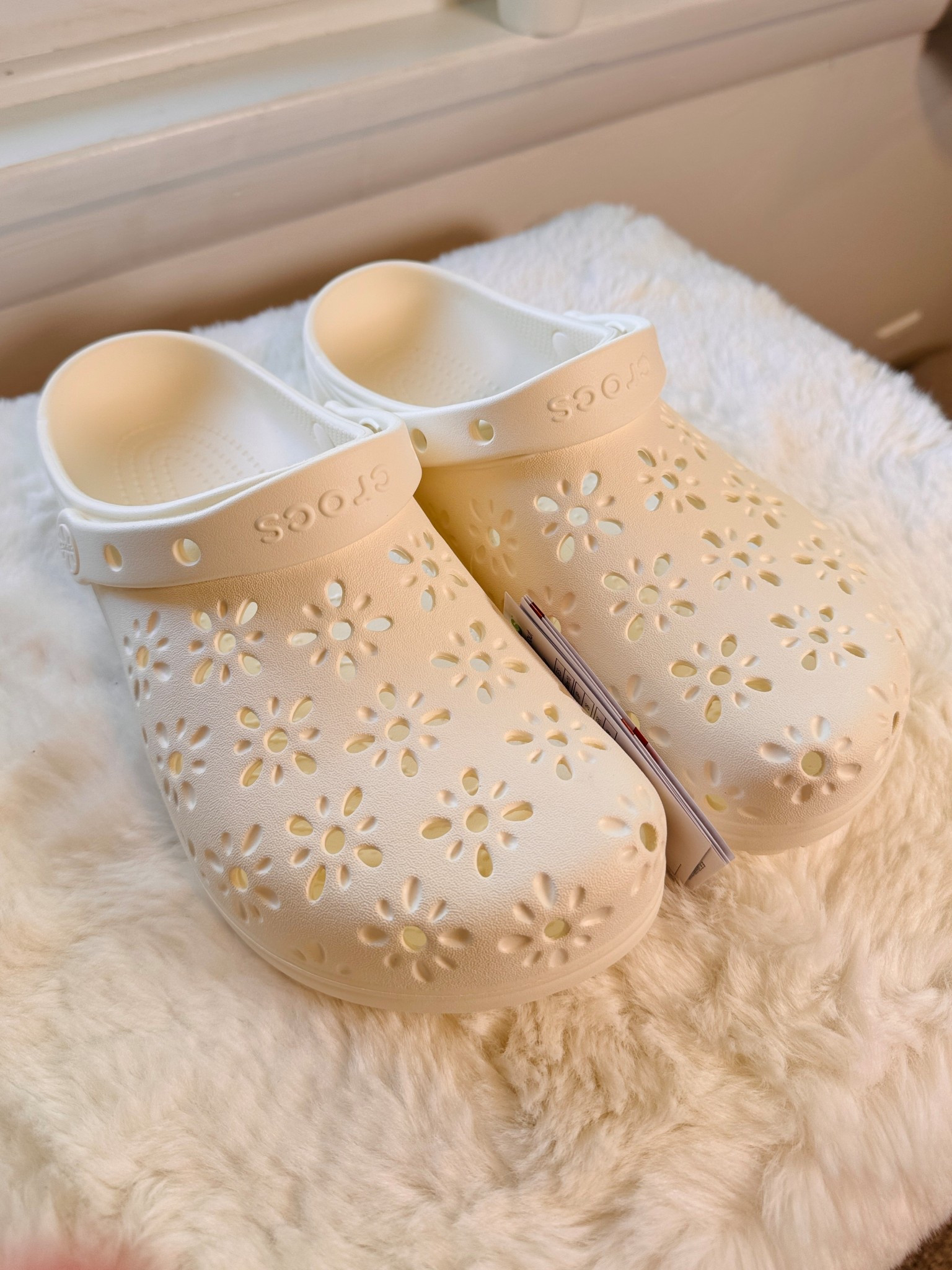 🌸 Loving the Crocs Classic Floral Cut-Out Clog! 🌸

So many pretty colors! I’ve collected a few classic pairs over time because they’re wearable in every season. They're my go-to when flying—perfect for puffy feet on the plane, and it still fits with thick socks during winter! Crocs on sale now - up to 50% OFF! 

 #LTKSaleAlert #LTKShoeCrush