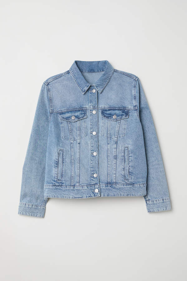 H & M - H & M+ Denim Jacket - Light denim blue - Women | H&M (US + CA)