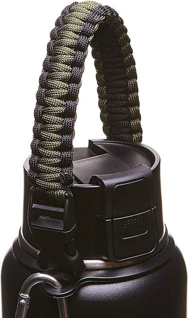 WaterFit Paracord Handle - Paracord Carrier Survival Strap Cord with Safety Ring and Carabiner Co... | Amazon (US)