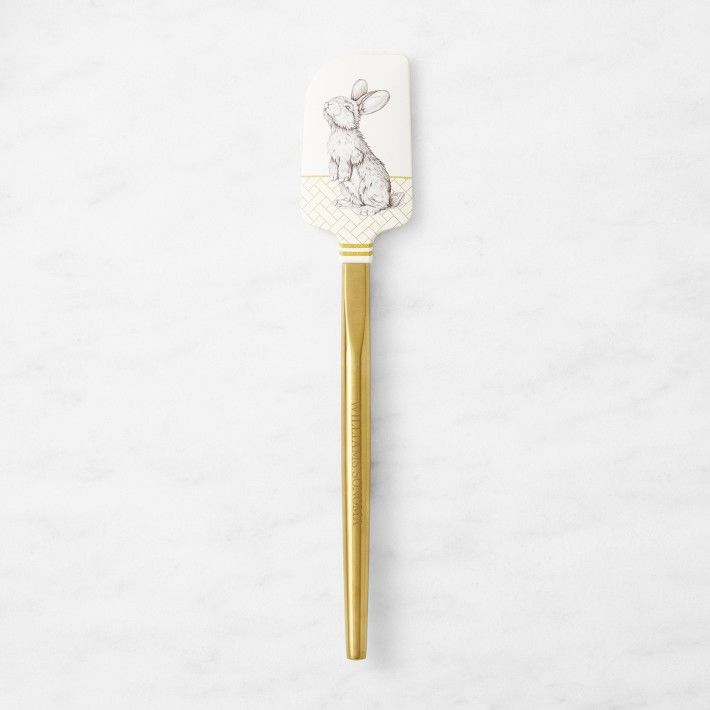 Williams Sonoma Garden Bunny Gold Handle Spatulas | Williams-Sonoma