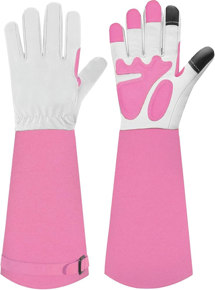 Long-Gardening-Gloves for Women/Men - Thorn Proof Rose Pruning Gloves Heavy Duty Gauntlet, Best G... | Amazon (US)