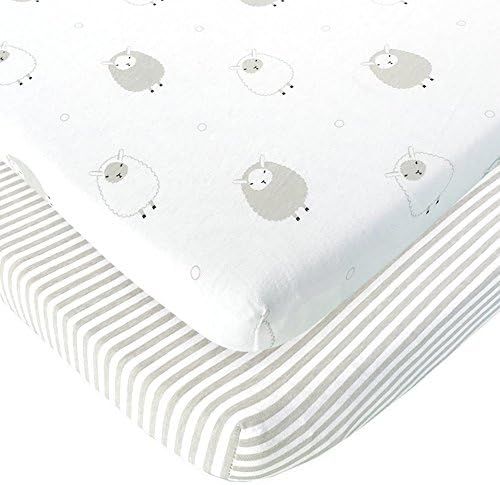 Travel Crib Fitted Sheets Compatible With Guava Lotus, Baby Bjorn, Dream on Me Travel Crib Light ... | Amazon (US)