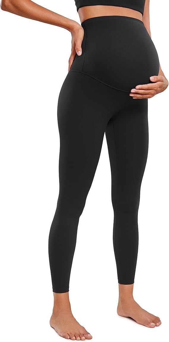 CRZ YOGA Womens Butterluxe Maternity Leggings Over The Belly 25" - Buttery Soft Workout Activewea... | Amazon (US)