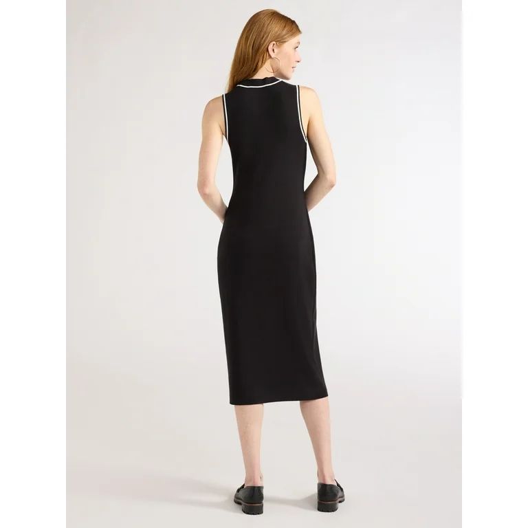 Free Assembly Women’s Sleeveless Sweater Knit Midi Dress, Sizes XS-XXL | Walmart (US)