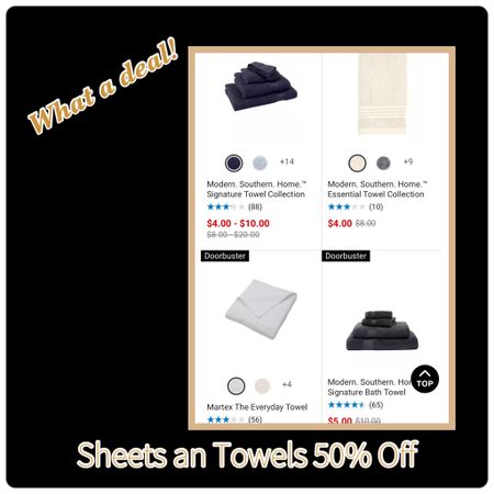This isn’t just a deal, it’s a steal! 
Sheets and towels, 50% off . 

#LTKhome #LTKsalealert #LTKunder50