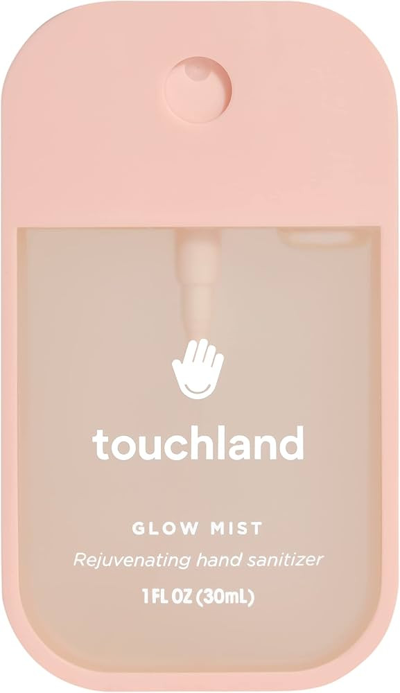 Touchland Glow Mist Rejuvenating Hand Sanitizer | Rosewater Scented | 500-Sprays each, 1FL OZ (Se... | Amazon (US)