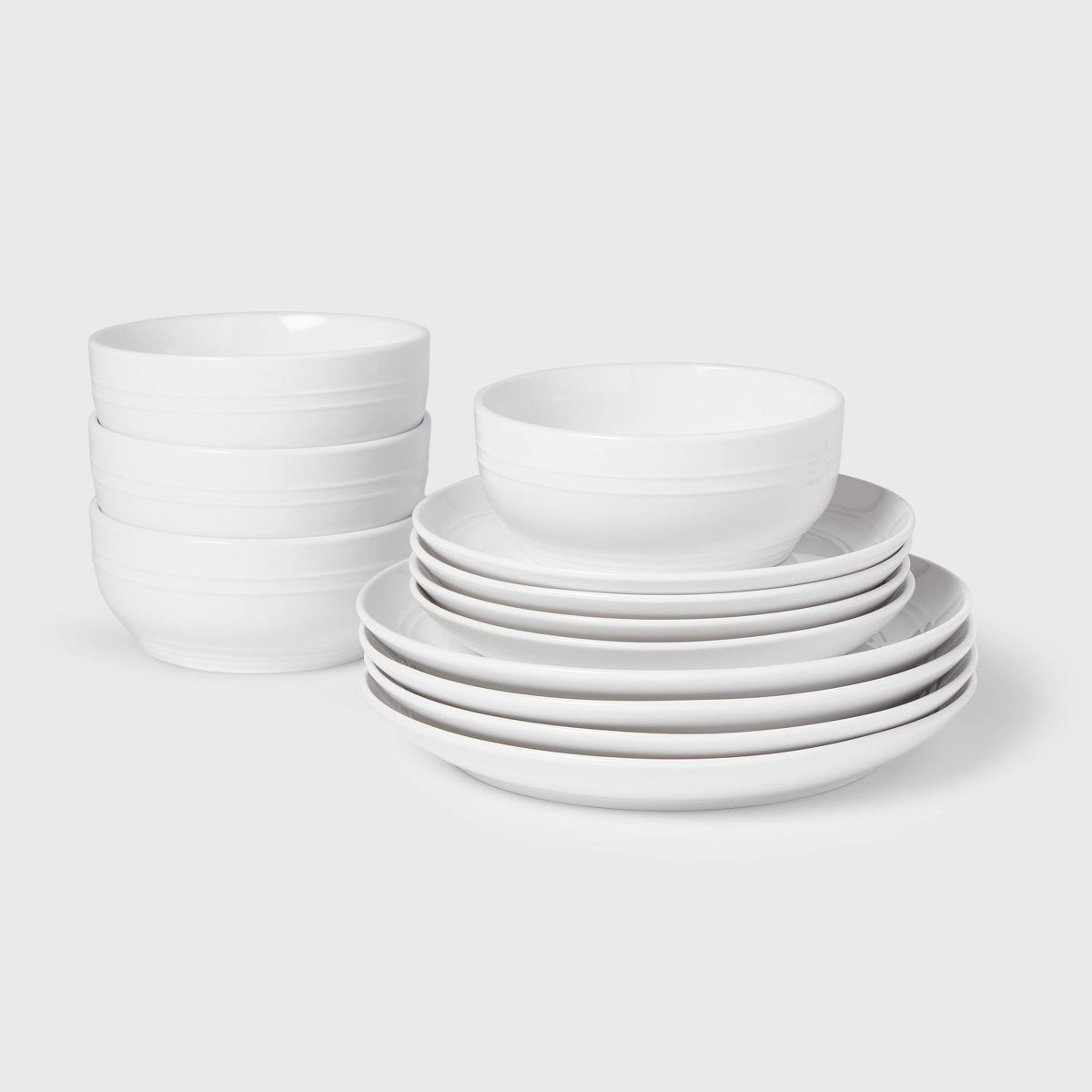 12pc Stoneware Westfield Dinnerware Set - Threshold™ | Target