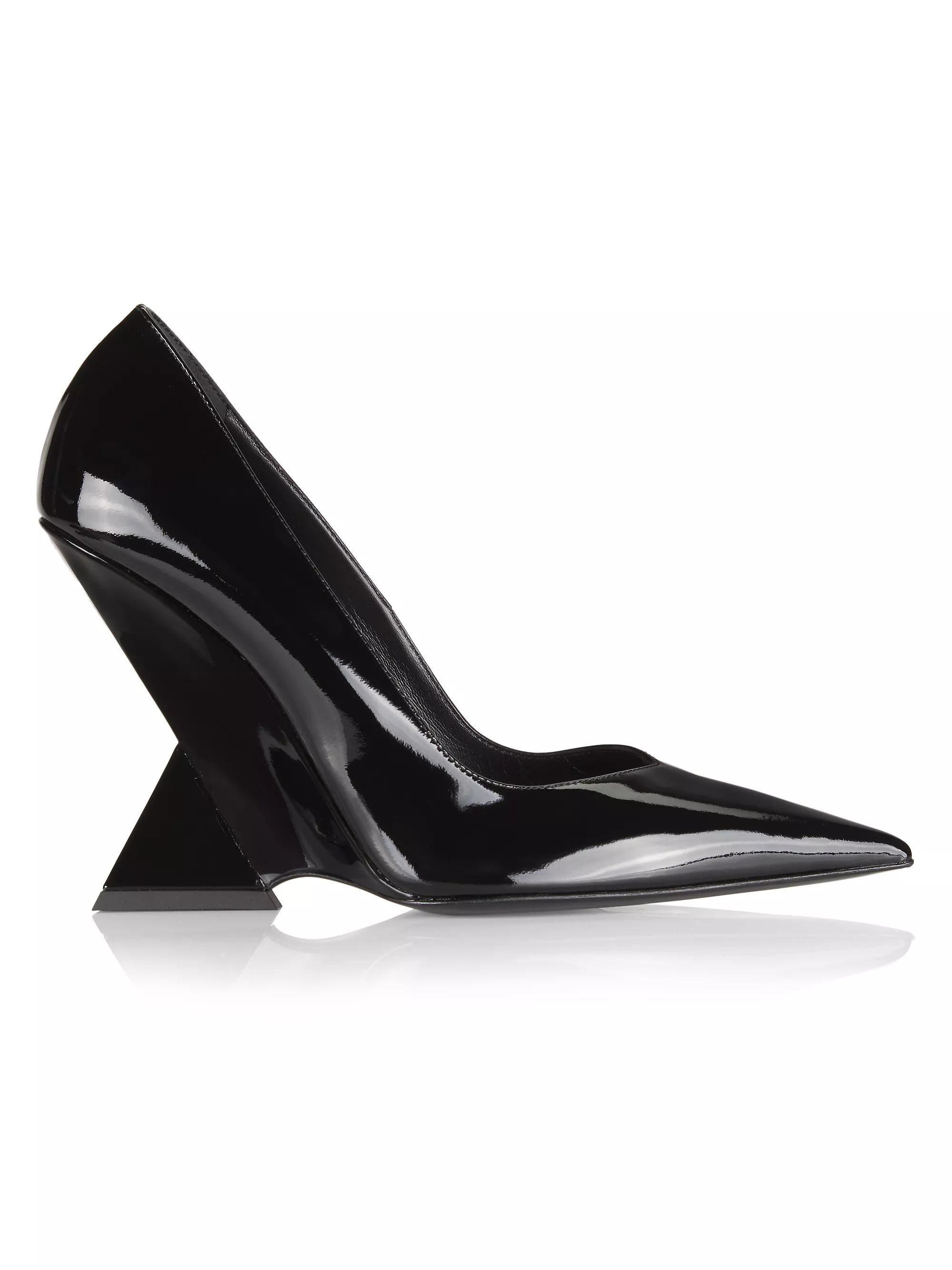 Cheope 105MM Leather Wedge Pumps | Saks Fifth Avenue