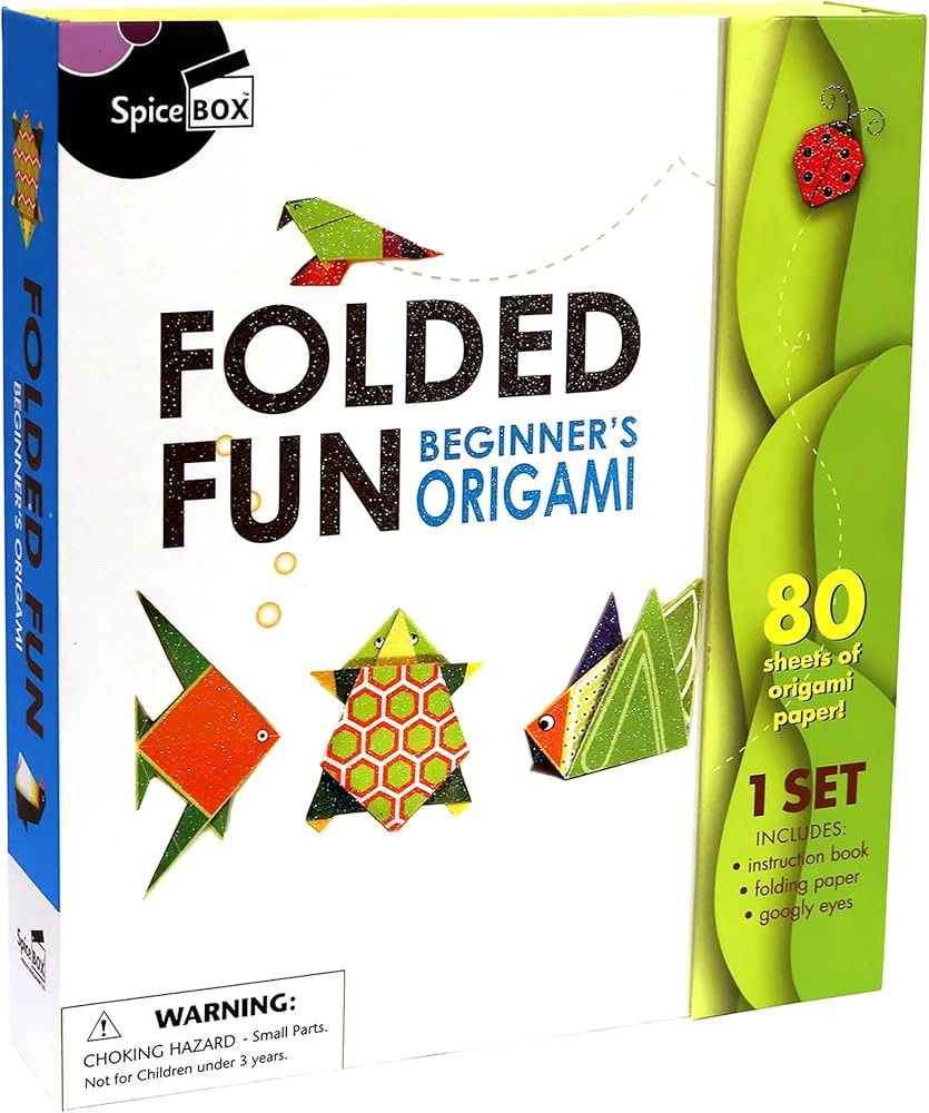 Fun With: Folded Fun - Beginner's Origami - Activity Set to Learn Origami, 80 Sheets of Origami P... | Amazon (US)