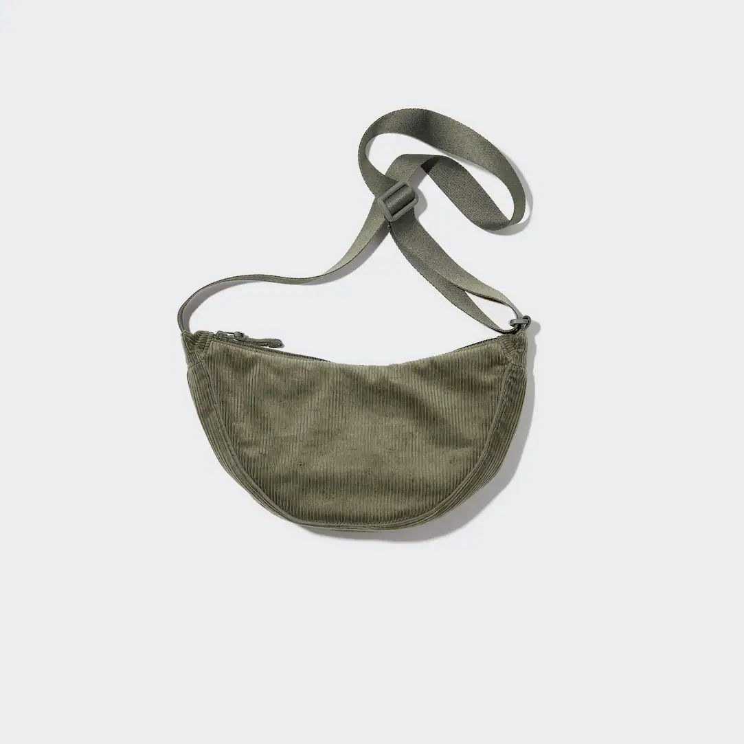 Corduroy Round Mini Shoulder Bag | Uniqlo NL