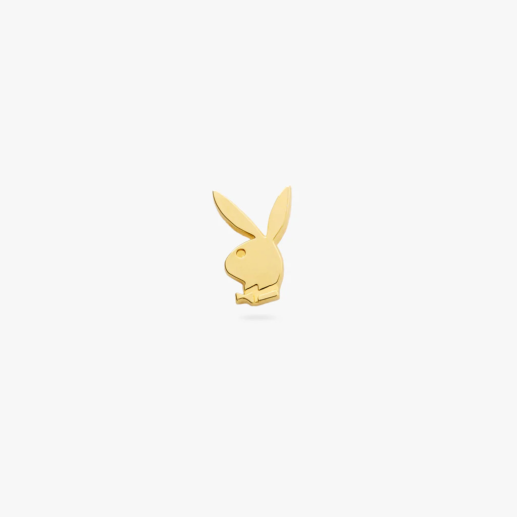 Gold Micro Playboy Stud | Studs