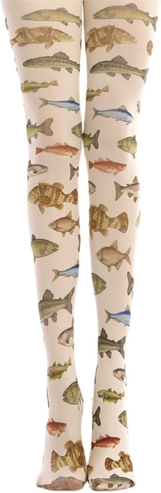 Womens Patterned Funky Tights Printed Colorful Tights Whimsy Twee Colored Stockings Y2k Emo Whims... | Amazon (US)