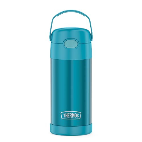 THERMOS FUNTAINER Water Bottle with Straw - 12 Ounce - Kids Stainless Steel Vacuum Insulated Water Bottle with Lid, Teal (Pack of 6) | Amazon (US)