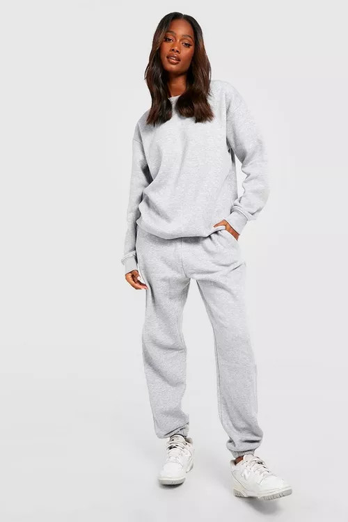 Recycled Regular Sweater Tracksuit | Boohoo.com (US & CA)