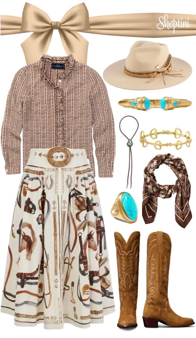 Cowgirl country chic! Horse clothing / horse fashion / Montana style / rodeo style / countryside brunch outfit

#LTKSeasonal #LTKWorkwear #LTKootd
