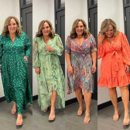 More great dresses from the Dillards tryon. 
Green dress size L
Mint floral size 14. Also comes in plus sizes 
Size 14 in paisley
Size 14 in coral 

#LTKcurves #LTKSeasonal #LTKwedding