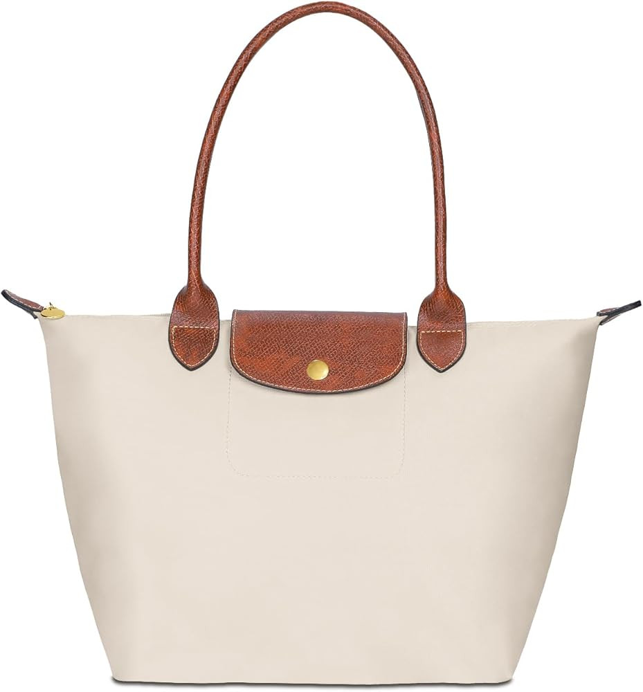 Tote Bag for Women: With Purse Organizer Insert - Foldable Nylon laptop Bag - Capacity for Travel... | Amazon (US)