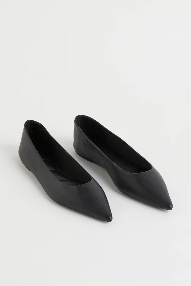 Pointed ballet pumps | H&M (UK, MY, IN, SG, PH, TW, HK)