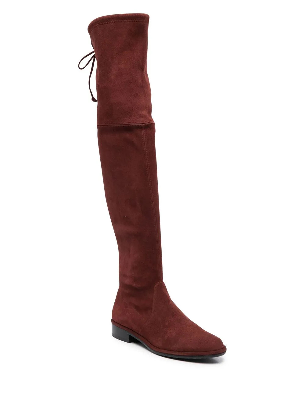 Stuart Weitzman tie-fastened knee-length Boots - Farfetch | Farfetch Global