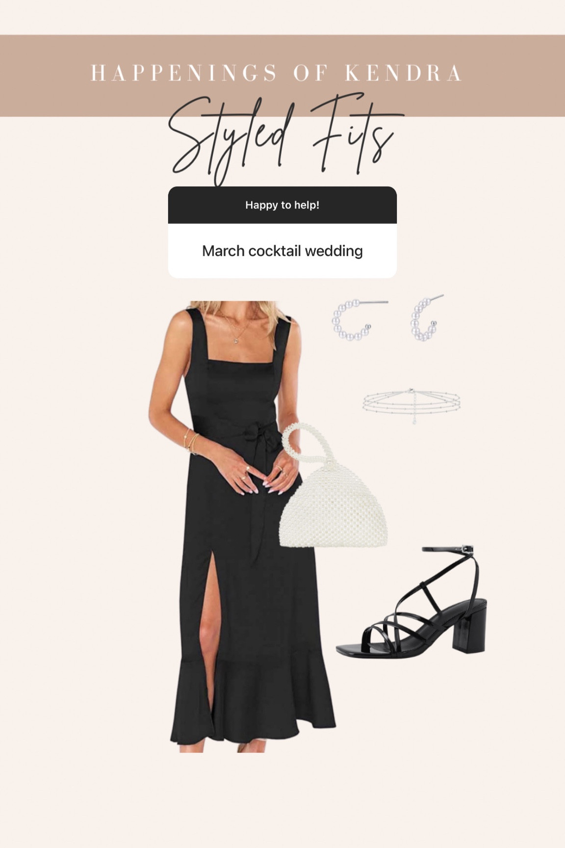 Cocktail Wedding Guest Styled Outfit from @amazonfashion 

#LTKunder50 #LTKstyletip #LTKwedding