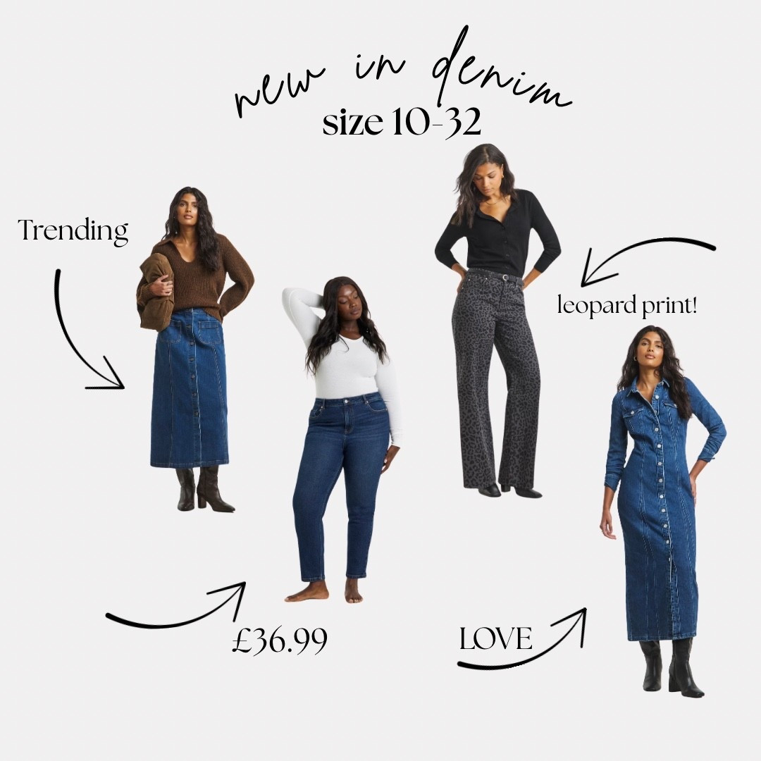 Available in size 10-32 👏👏👏 #sizeinclusive #denim

#LTKjeans #LTKuk #LTKautumn