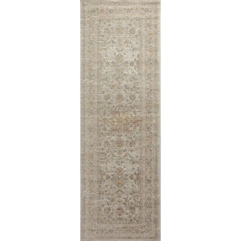 Chris Loves Julia x Loloi Rosemarie Floral Ivory/Natural/ Yellow Area Rug | Wayfair North America