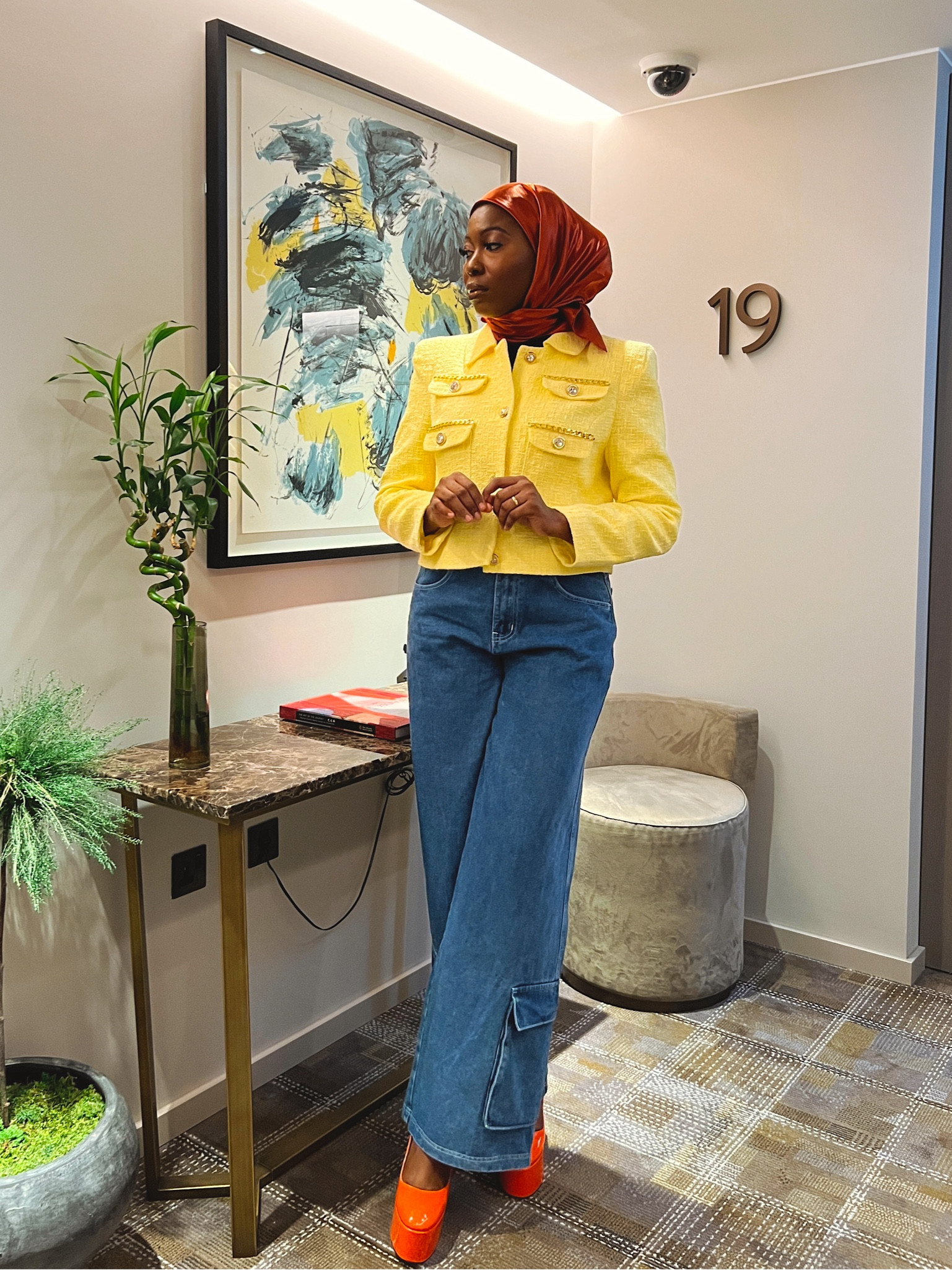 Fall look, tweed jacket, relaxed jean, platform heels

#LTKstyletip #LTKeurope #LTKshoecrush