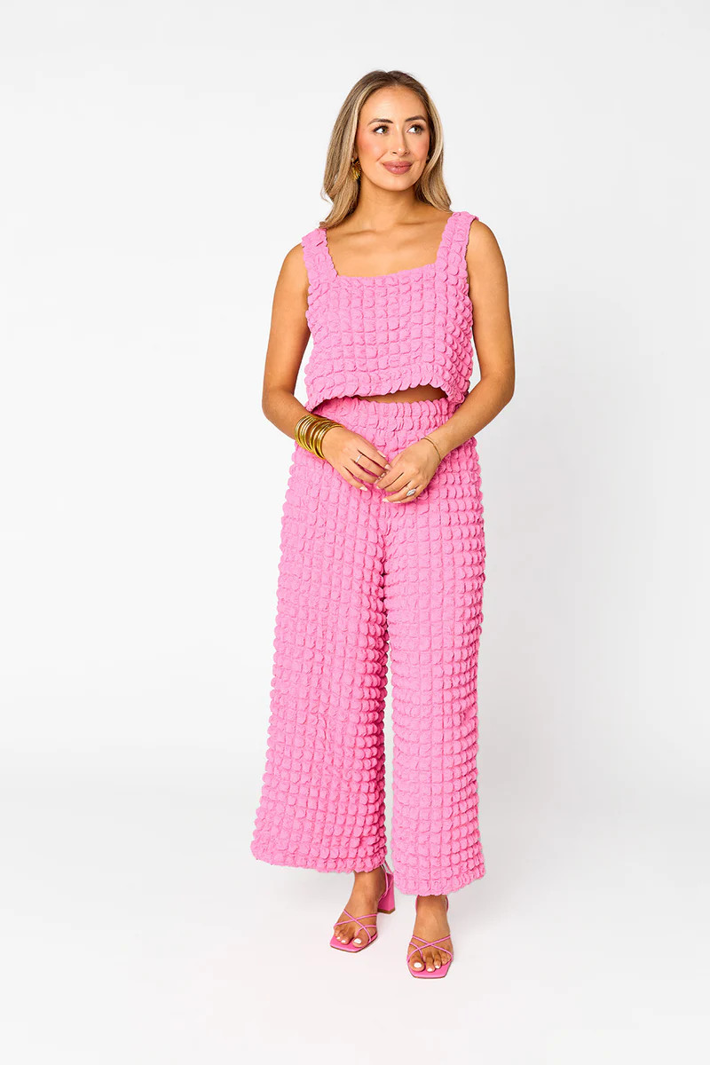 BuddyLove | Meritt Two-Piece Set | Bubble Gum | BuddyLove