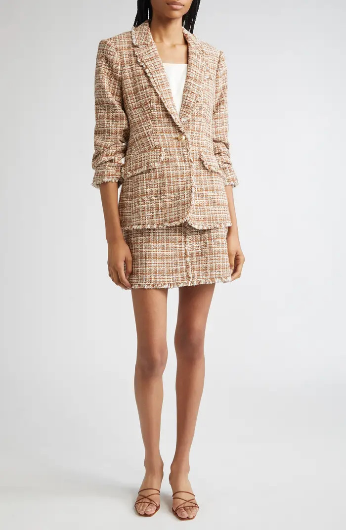 Cinq à Sept Larissa Odette Tweed Miniskirt | Nordstrom | Nordstrom