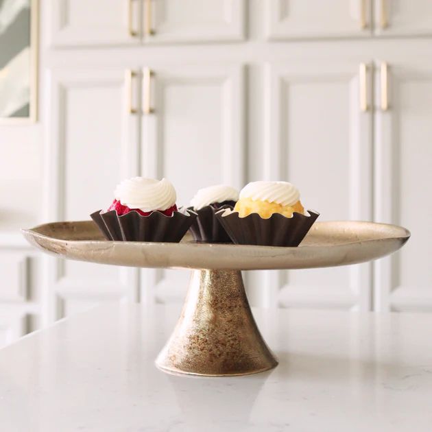 Ophira Gold Cake Stand | Pepper + Vetiver
