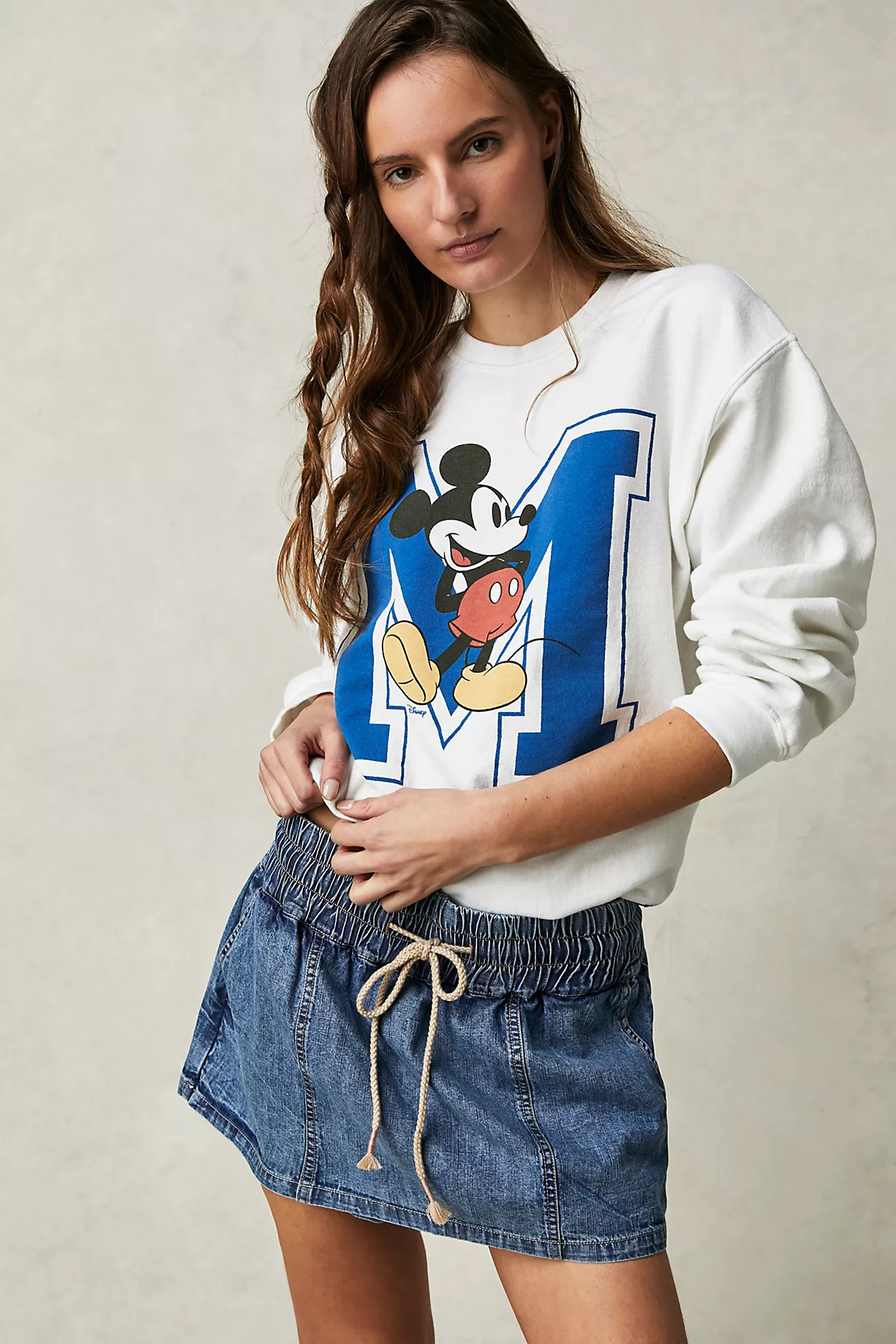 Mickey M Crewneck | Free People (Global - UK&FR Excluded)