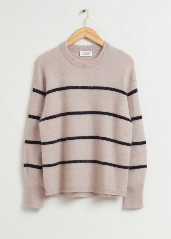 Relaxed Alpaca Striped Sweater | & Other Stories US