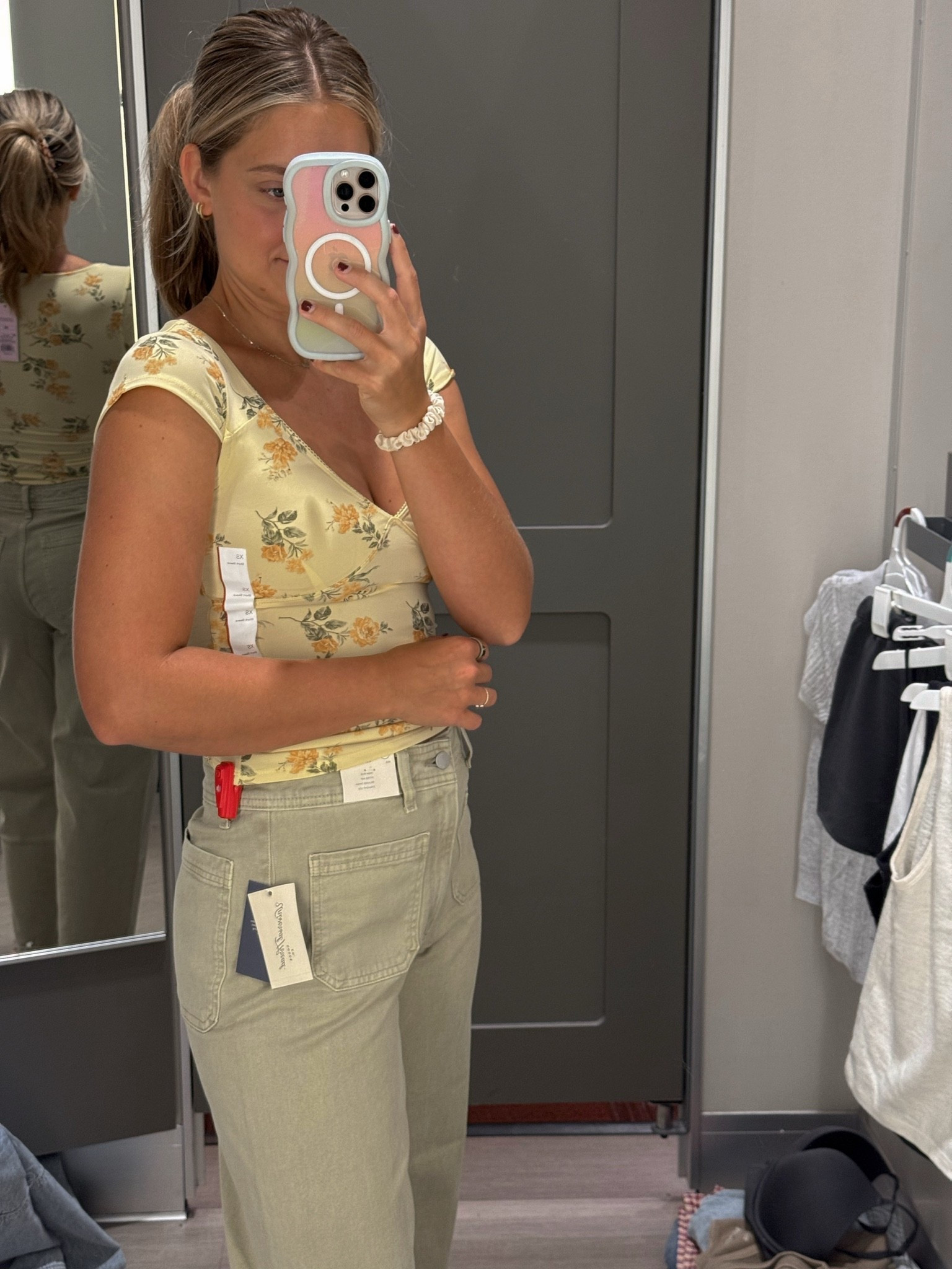 Built in bra shirts > 
I’m sizing down one to a small