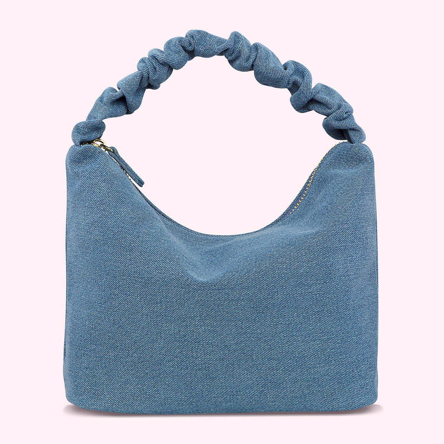Denim Scrunch Handle Bag | Stoney Clover Lane