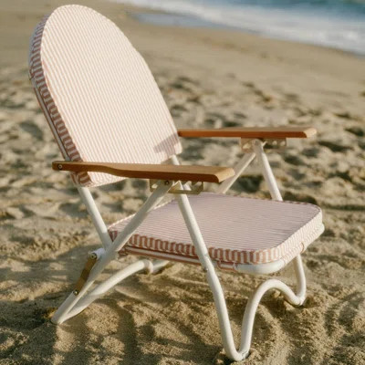 Pam Reclining Beach Chair with Cushion | Wayfair North America