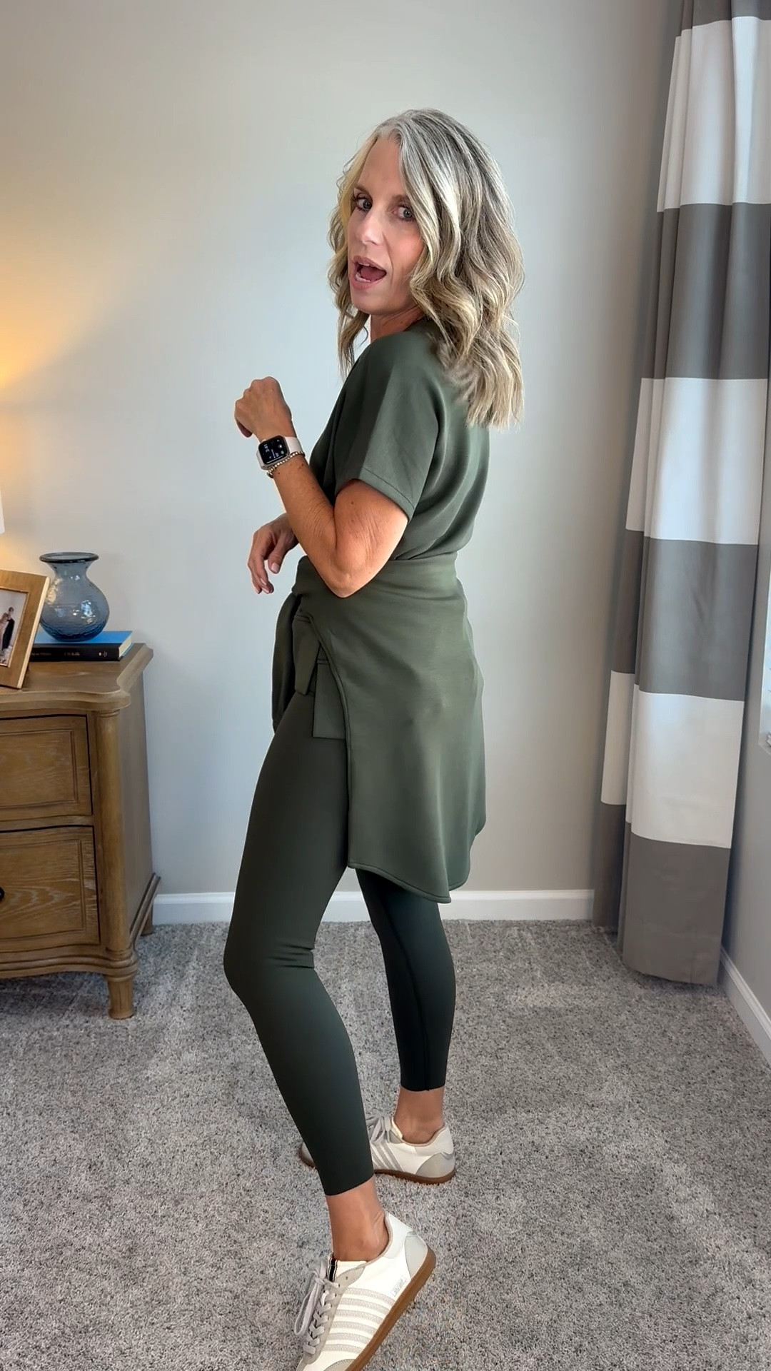 I can’t get enough of this new colorway from @Spanx 
It’s called Monstera and I love it. They just released the leggings, crewneck tee and wide leg pants

Use code LISAXSPANX for 15% off your first Spanx purchase 
#spanxpartner

#LTKgrwm #LTKootd #LTKOver40