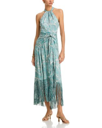 Hendrix Paisley Fringe Trim Dress | Bloomingdale's (US)